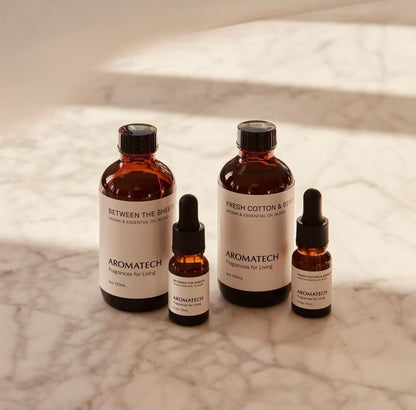 AromaTech The Hotel Aroma Essential Oil Blend: Luxury Hotel Inspired Aromatherapy with Lemon, Lavender, Peach & Pine for Ultrasonic Diffusers & Nebulizers - 0.3 fl oz, 10 mL