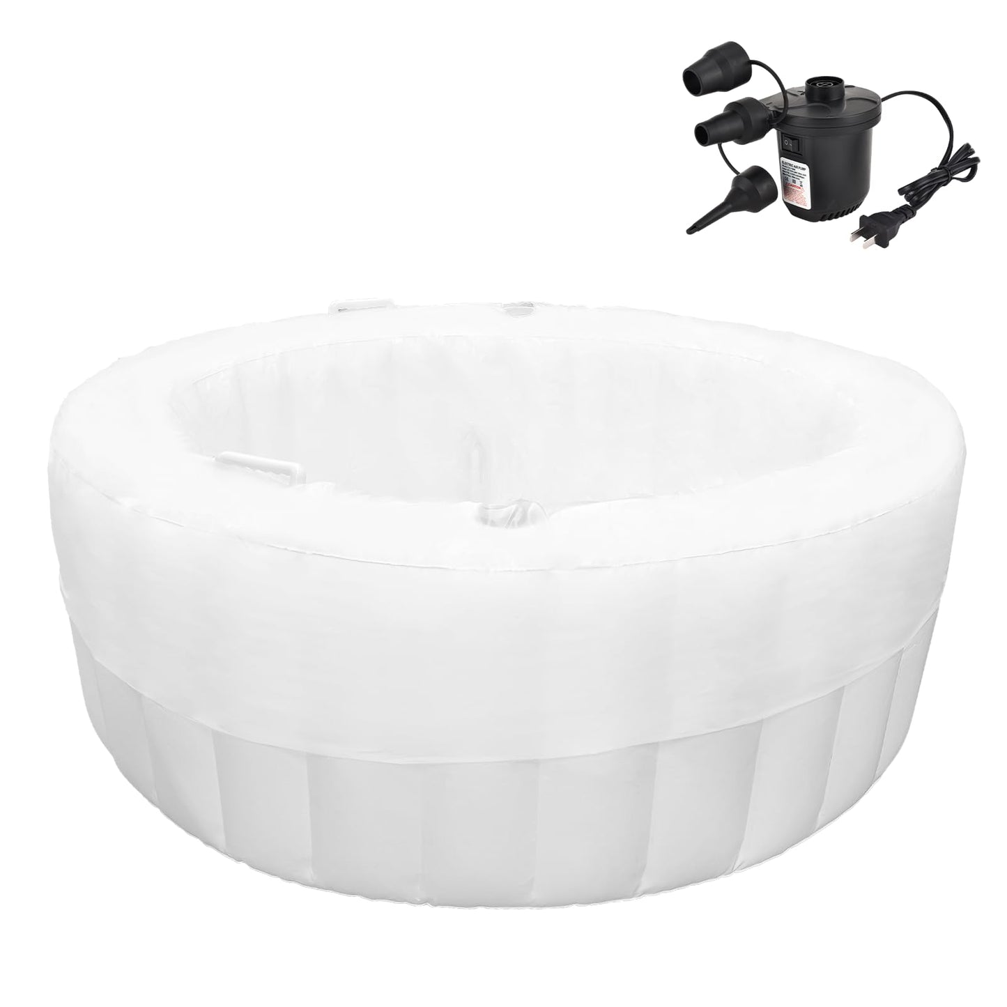 Besutosera Birth Pool in Creamy Marshmallow with Birth Pool Liner Set, Premium Birth Tub, Birthing Pool for Home Birth, Home Birth Tub, Birthing Tub Quick Inflation and Convenient
