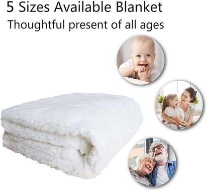 Lake House Throws Blanket - Colorful Stripes Fish Painting Sherpa Blanket for Girls Teens, Throw Size 50x60 Inch