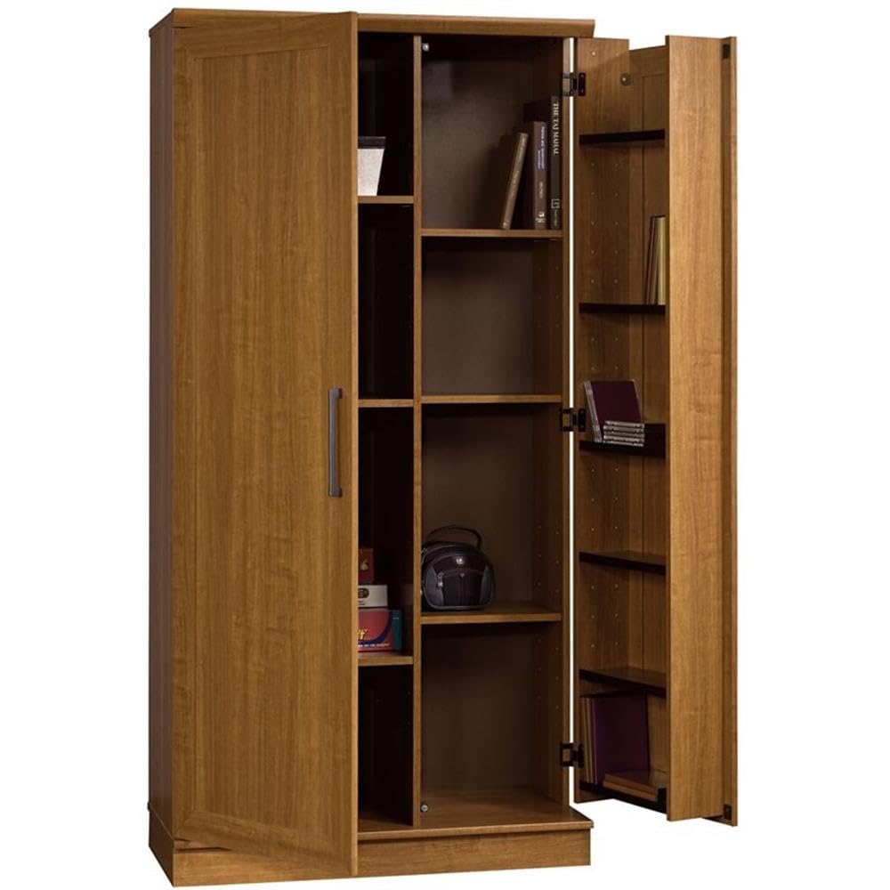 Sauder HomePlus Storage Cabinet/ Pantry cabinets, Sienna Oak finish