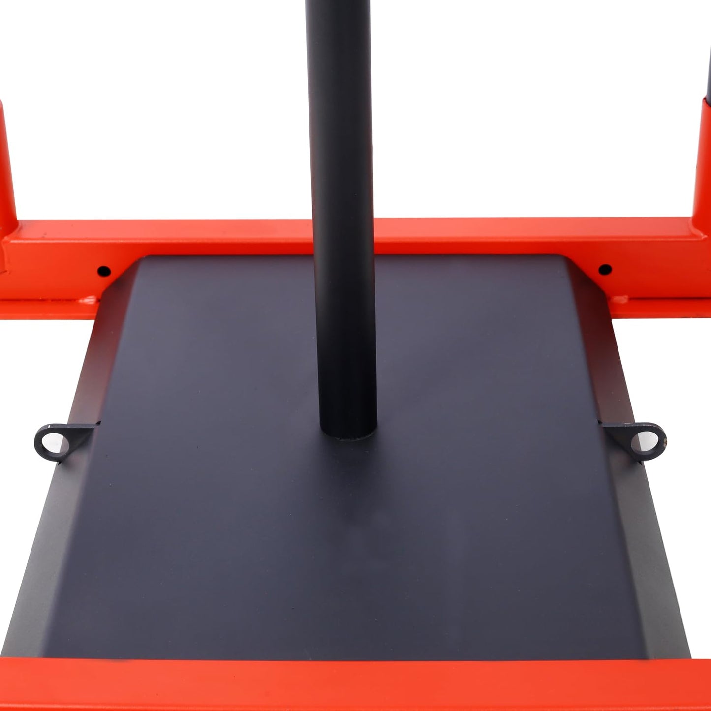 Heavy-Duty Weight Sled - Black+Red Steel Fitness Training Equipment for Strength & Speed
