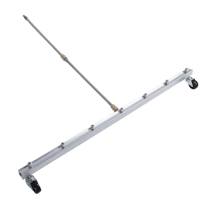 39.37inch Pressure Washer Cleaner, Power Pressure Washer Attachment, Stainless Steel Water Broom with 1/4inch Quick Connector, Surface Cleaner for Household and Business Use (for Undercarriage