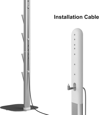 MOOPHY Vacuum Stand Holder Storage Station for Dyson V7 V8 V10 V11 V12 V15, Handheld Cordless Installation Parts
