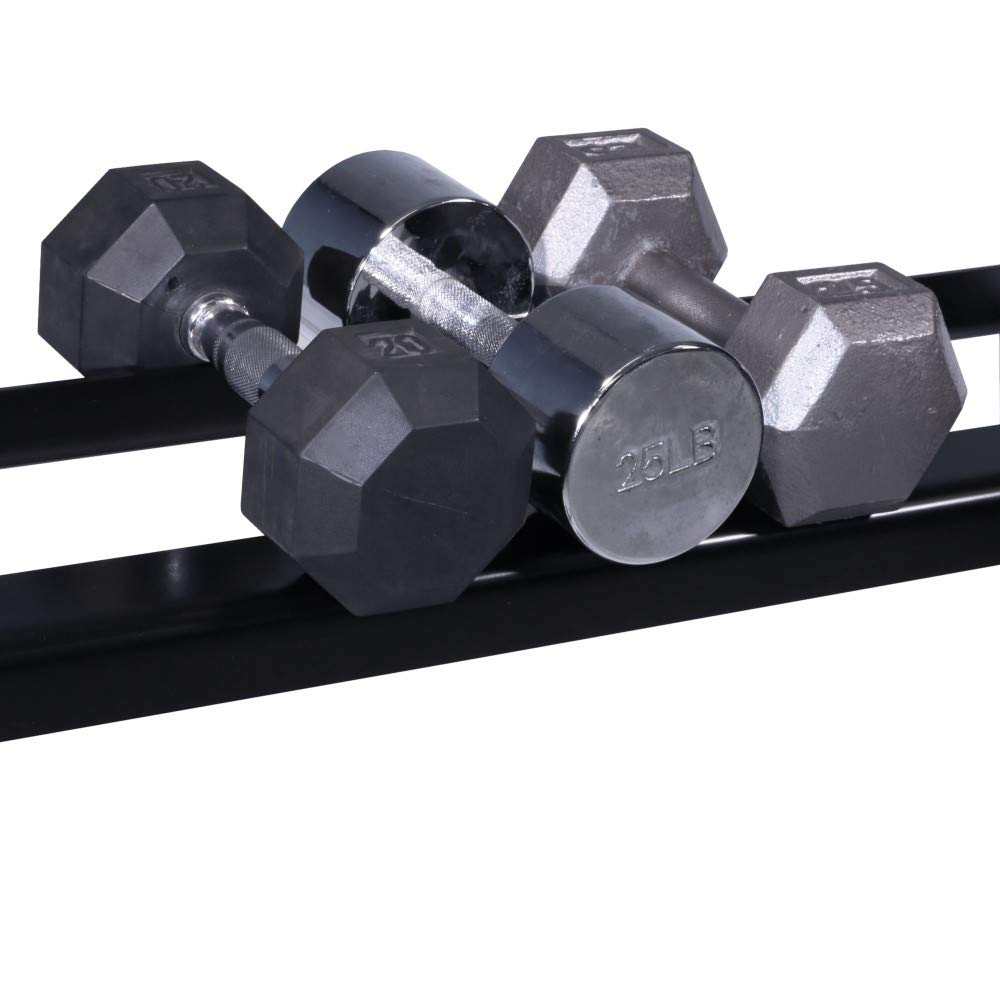 DF516- Three Tier 55" Dumbbell Rack by Deltech Fitness