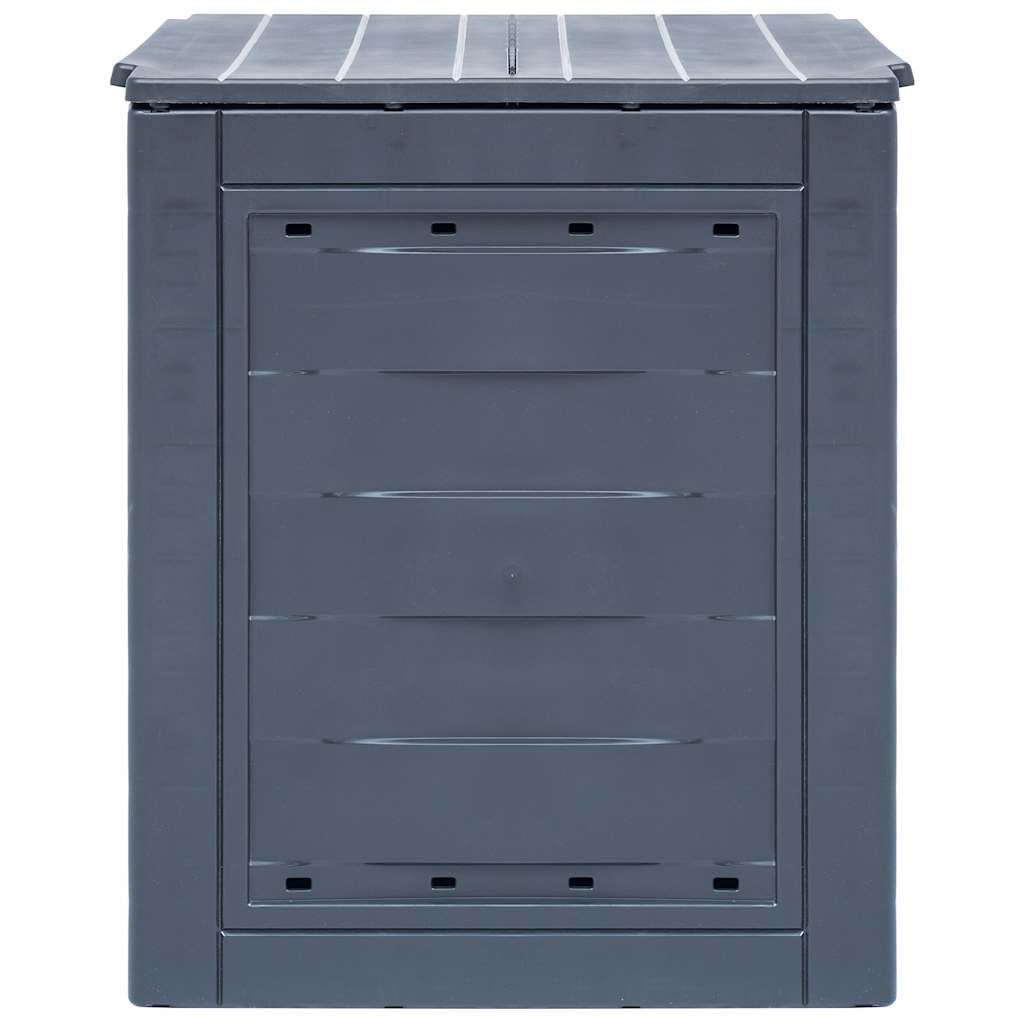 3-Piece Garden Compost Bin Set, Large 780 Gallon Capacity Outdoor Composter for Kitchen Scraps and Garden Waste, Durable Weather-Resistant Gray Matte Finish Square Composters