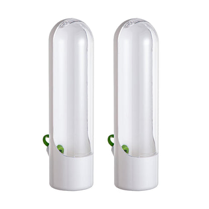 Ovrimelle 2 Pack Herb Keeper Container for Refrigerator, Clear Storage Bottle Fresh Storage Container for Cilantro Parsley Mint, Fresh Produce Saver, Extends Freshness for 2-3 Weeks