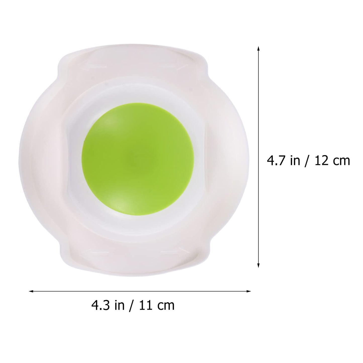 Hemoton Multi- Function Food Safety Holder Plastic Slicing Tool Food Slicer Cutter Finger Guard for Mandoline Slicer Grater Cutting (Green)