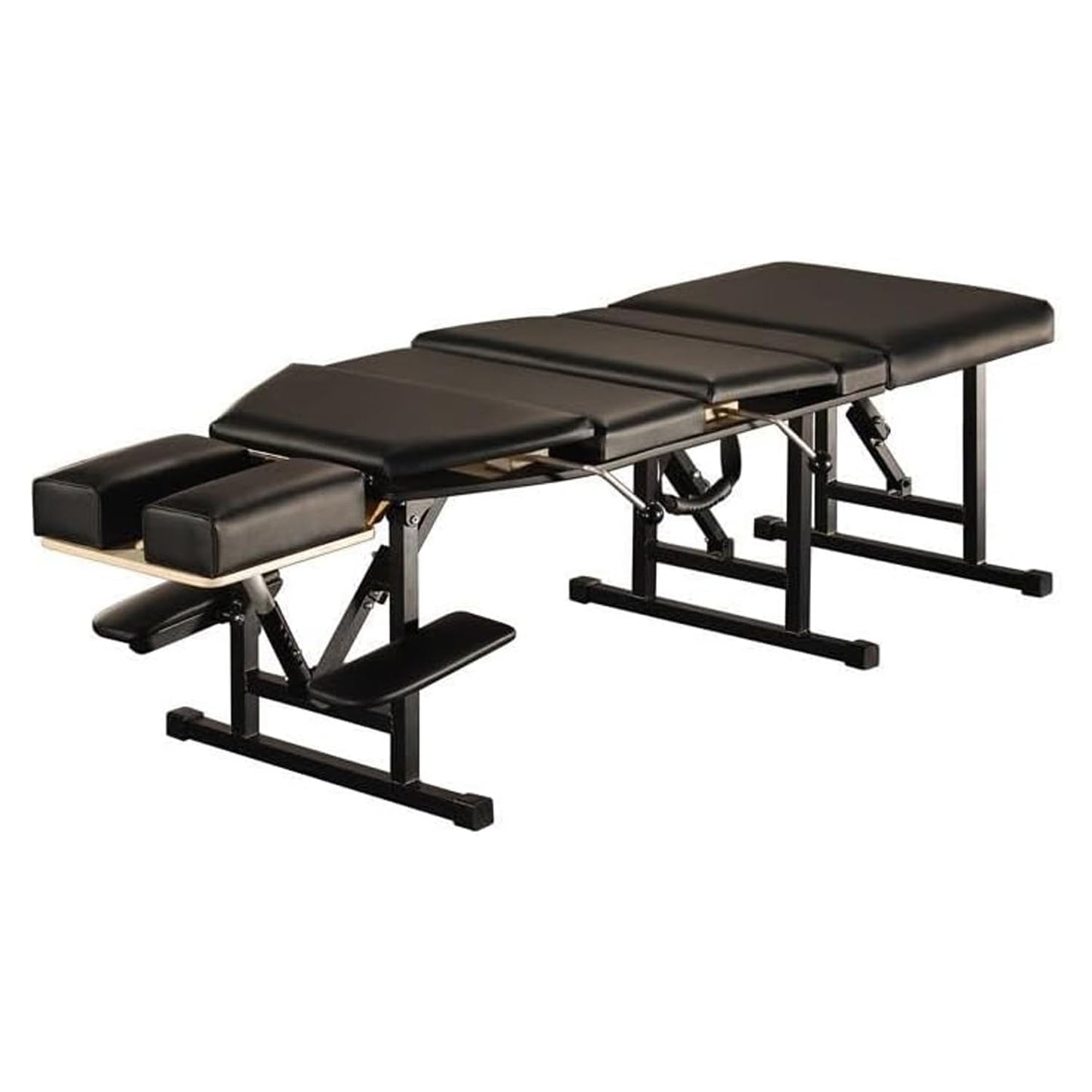 Helsevesen Arena 120 Portable Stationary Chiropractic Table, Thoracic & Pelvic Drops, Foldable Treatment Table with Adjustable Headrest, Height Not Adjustment