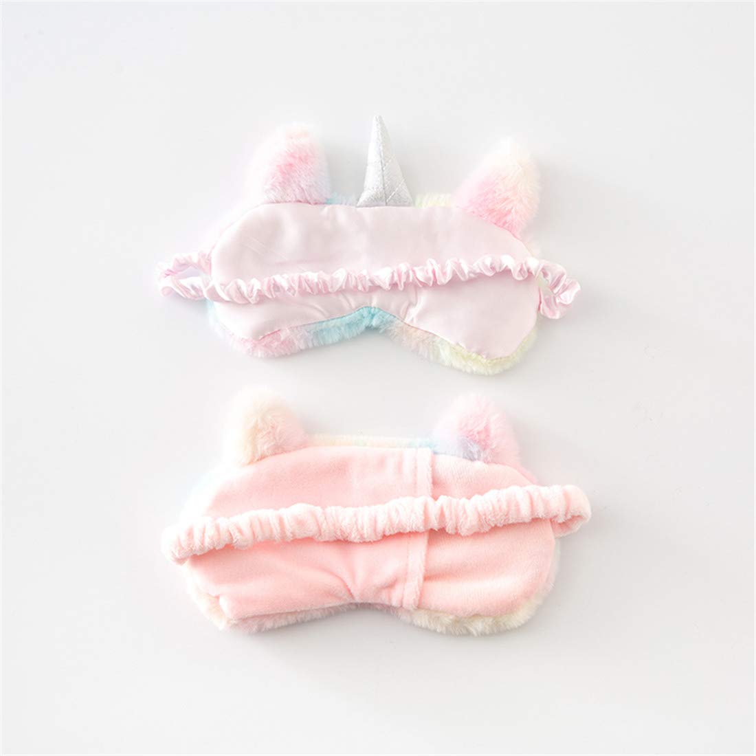 Cute Animal Sleeping Mask Soft Plush Blindfold Cute Rabbit Panda Koala Eye Cover Eyeshade for Kids Teens Girls Women (Flamingo)