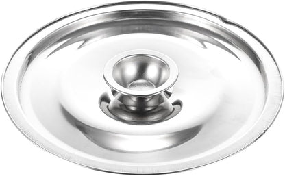 Stainless Steel 12 Inch Pan Lid, Dome Cover for Fry Pan, Spices Pots, Condiment Jar Cover