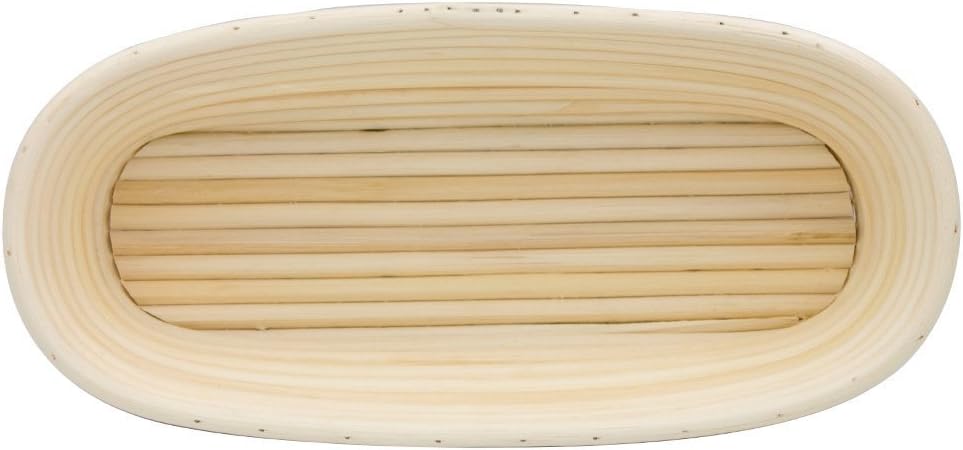 BetterJonny 11 inch Long Oval Banneton Bread Proofing Basket, Sourdough Starter Kit
