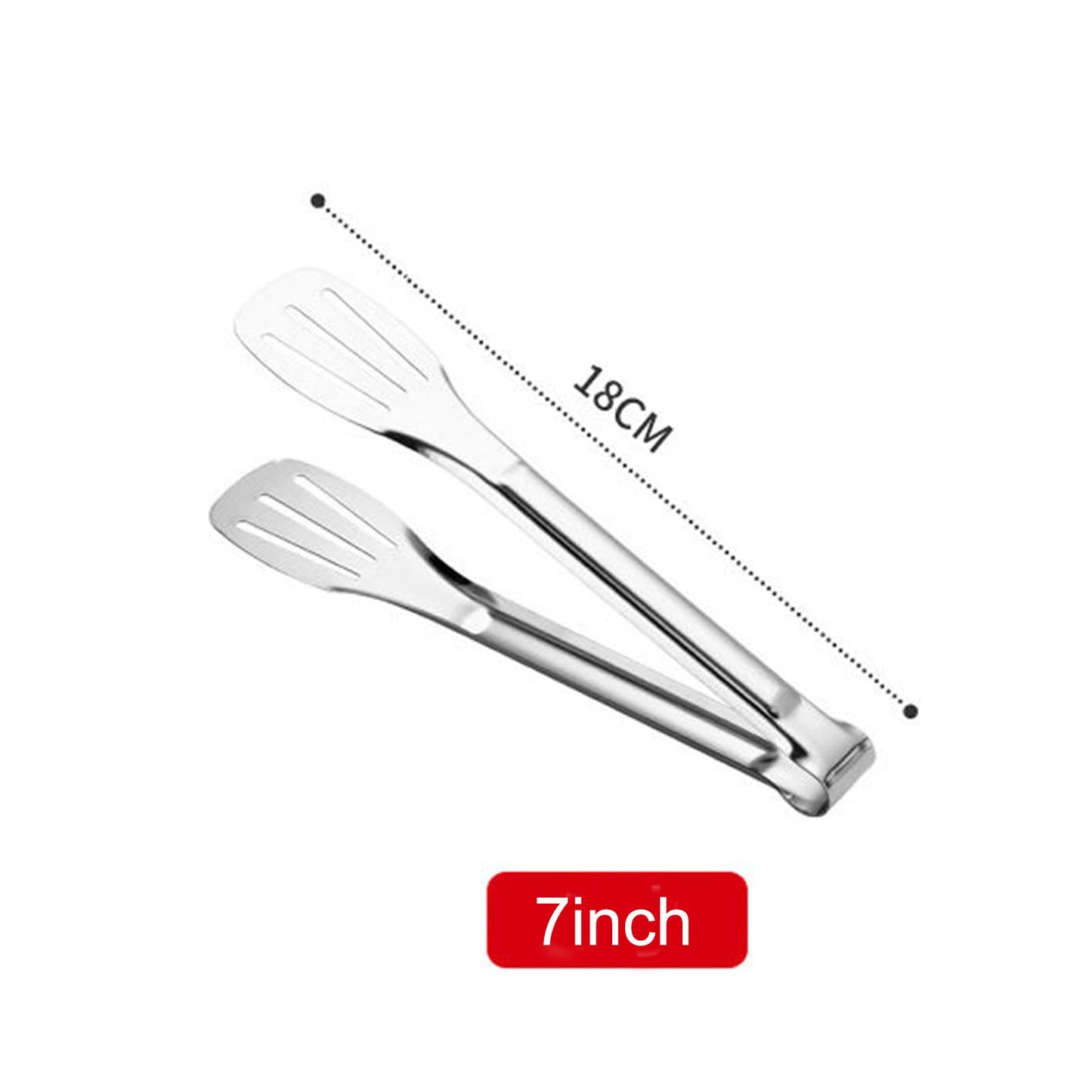 2 Pack Kitchen Tongs Stainless Steel Locking Cooking Barbecue Grilling Food Tongs Kitchen Clamps Sturdy High Resistant Heat Tongs (4PC (7inch,9inch,12inch,14inch))