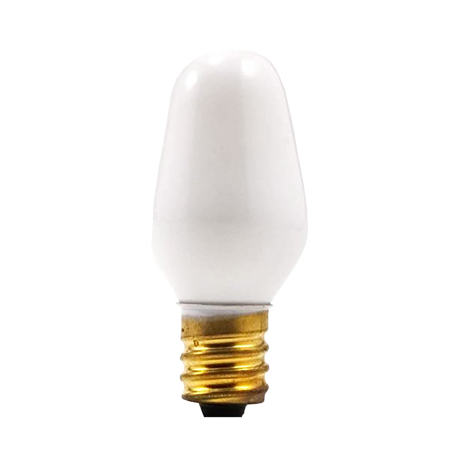 SYLVANIA Incandescent 7W C7 Night Light Bulb, E12 Candelabra Base, 40 Lumens, Clear Finish, 2850K, Warm White - (13545), 4 Count (Pack of 1)