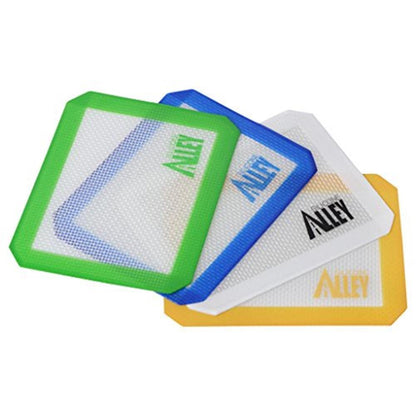 Nonstick Silicone Slick Mat Pad [4-PACK] for Wax/Art (Dabs of Hot Glue) - Small - 5 X 4 Inch