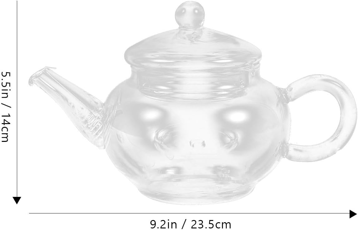 Mini Teapot, Mini Coffee Pot, Loose Leaf Glass Tea Maker, Household Kettle for Restaurant Tearoom Supply