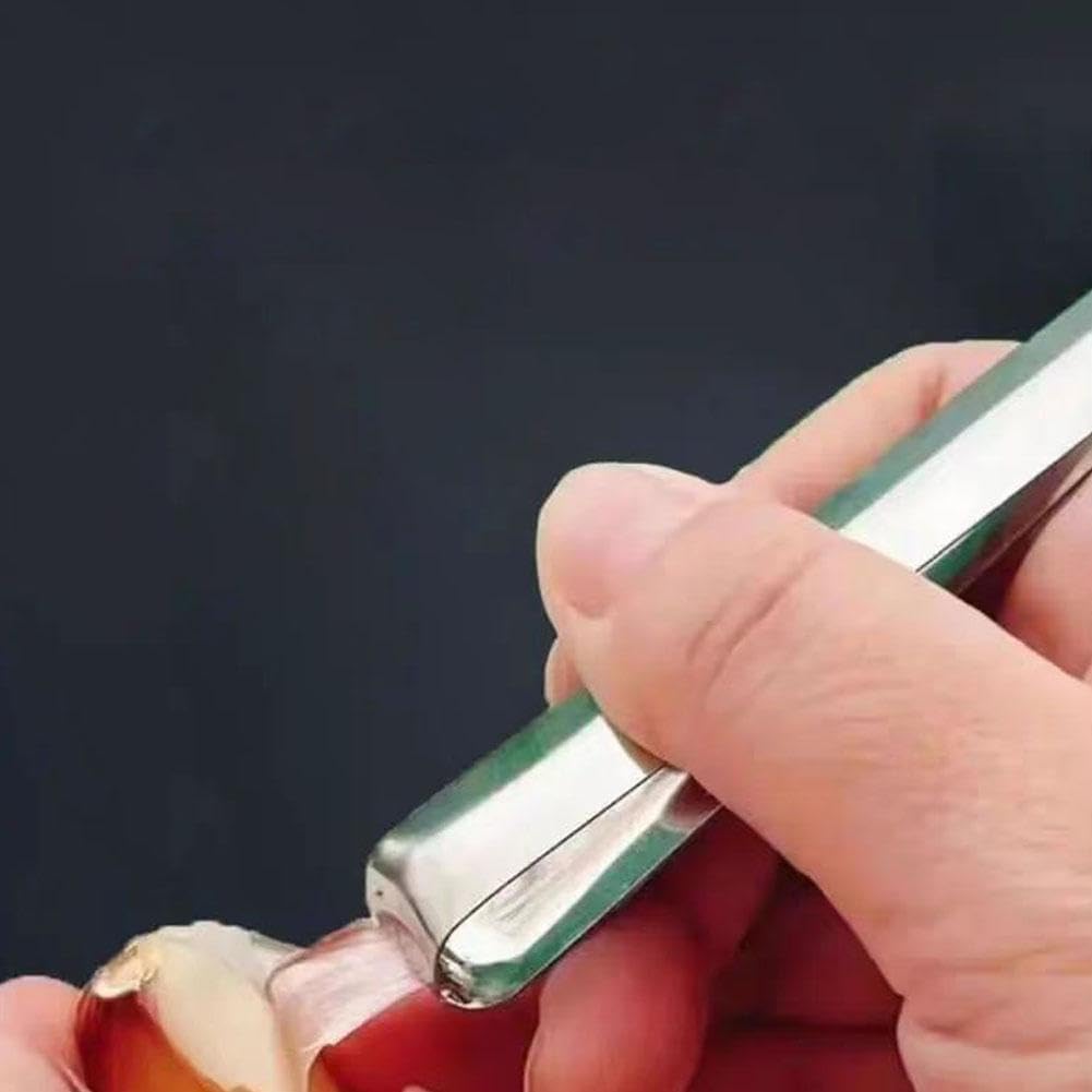Fish Bone Tweezers Set, Stainless Steel Garlic Peeler Tool, Peeling Clip for Cooking Vegetables