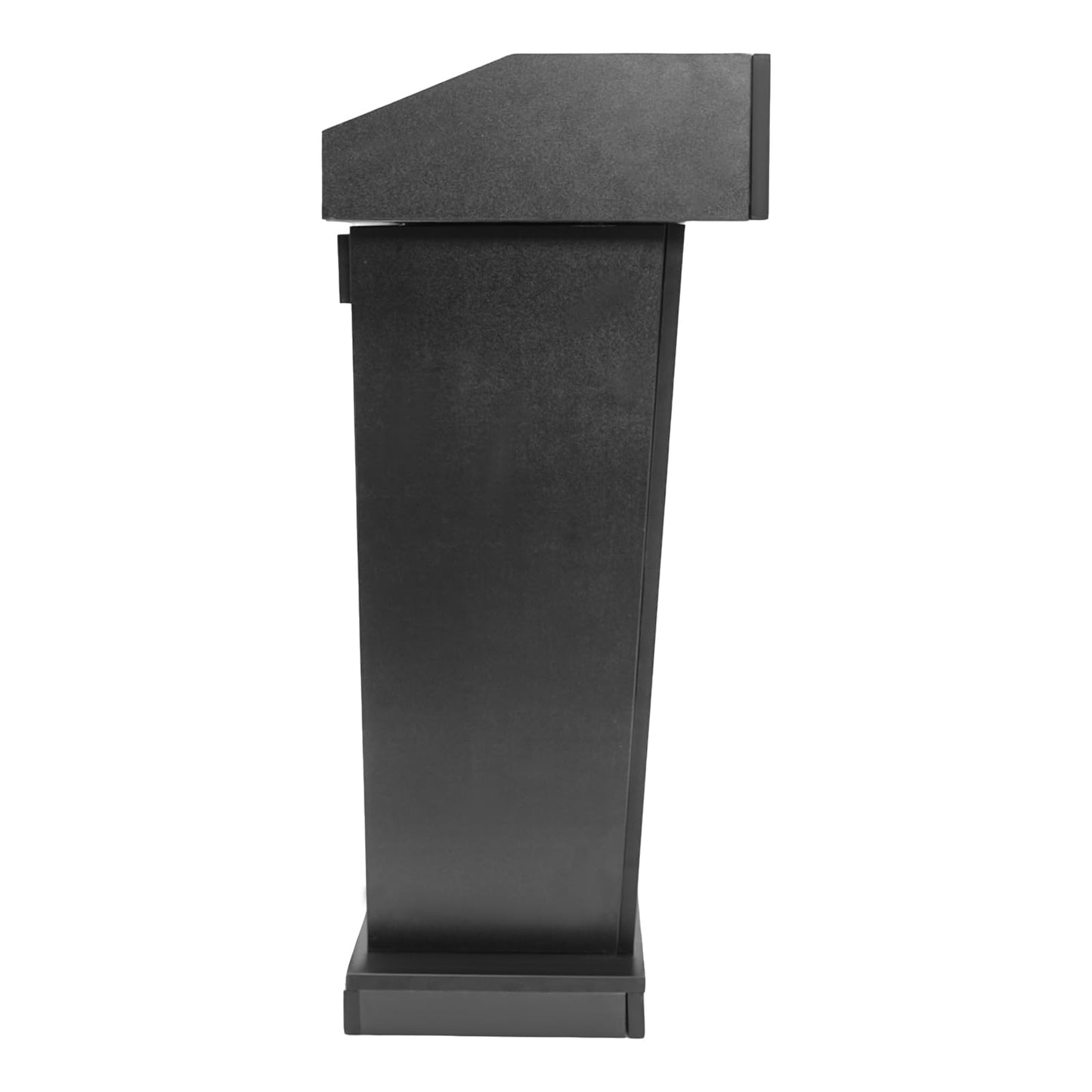Church Pulpit, Heavy Duty Wooden Conference Presentation Stand, 43.3'' Tall Presentation Stand with Spacious Drawer for Office Church, Wooden Pulpit for Restaurants,Churches, Seminars Schools (Black)