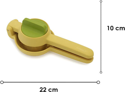 20171 Joseph Joseph JuiceMax Dual-action Citrus Press, Yellow