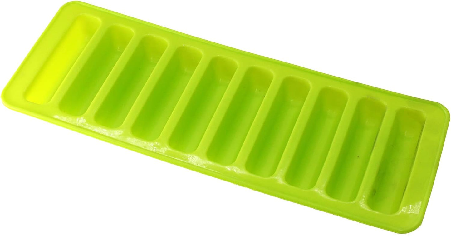 12-Cavity 1oz X-Haibei Silicone Mold for Chocolate Sticks, Crayons, Candies, and Egg Rolls,Jello,Caramels Ice Cube