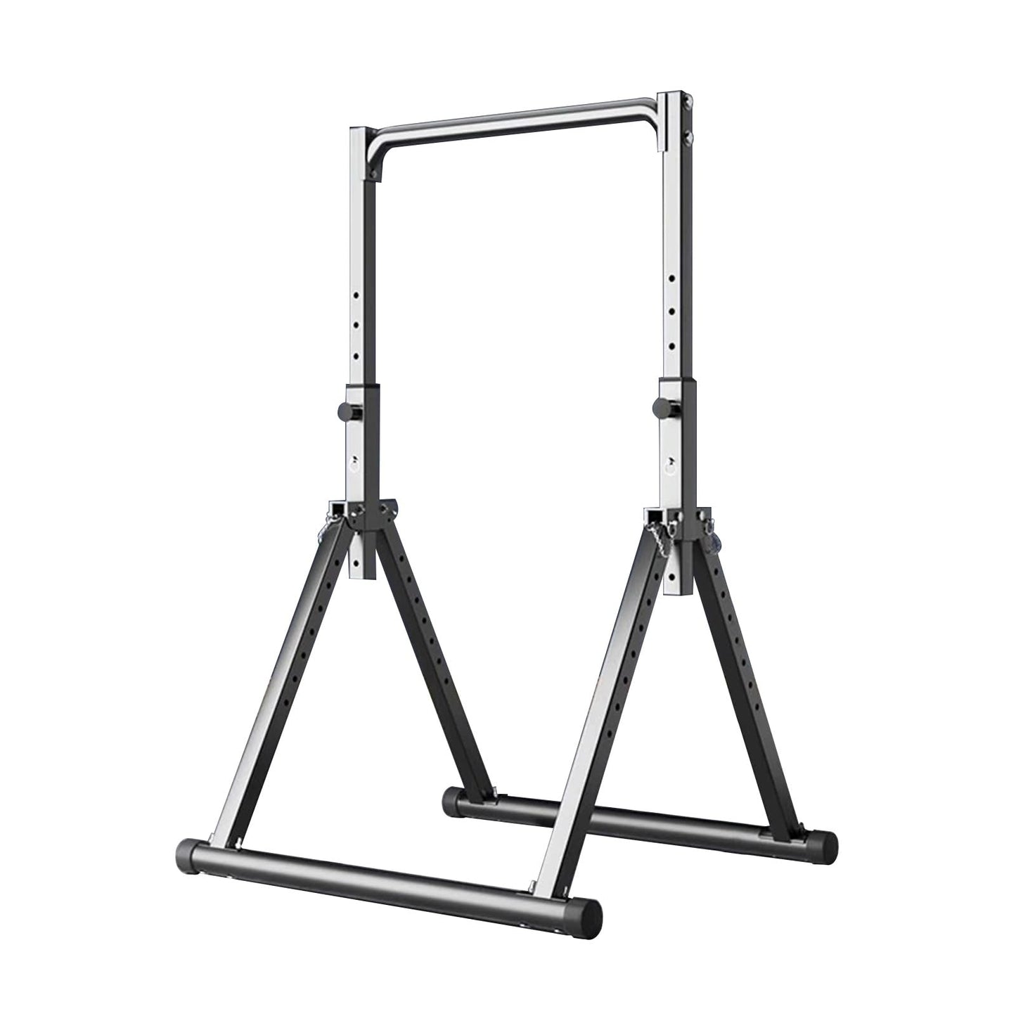 Freestanding Pull Up Bar Foldable Power Tower Dip Station Adjustable Dip Bar Strength Training Equipment For Home Gym Support 1100lbs Black