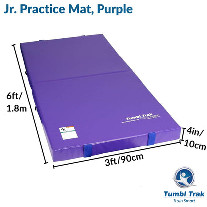 Tumbl Trak Jr. Practice Mat Gymnastics Crash Pad, Purple