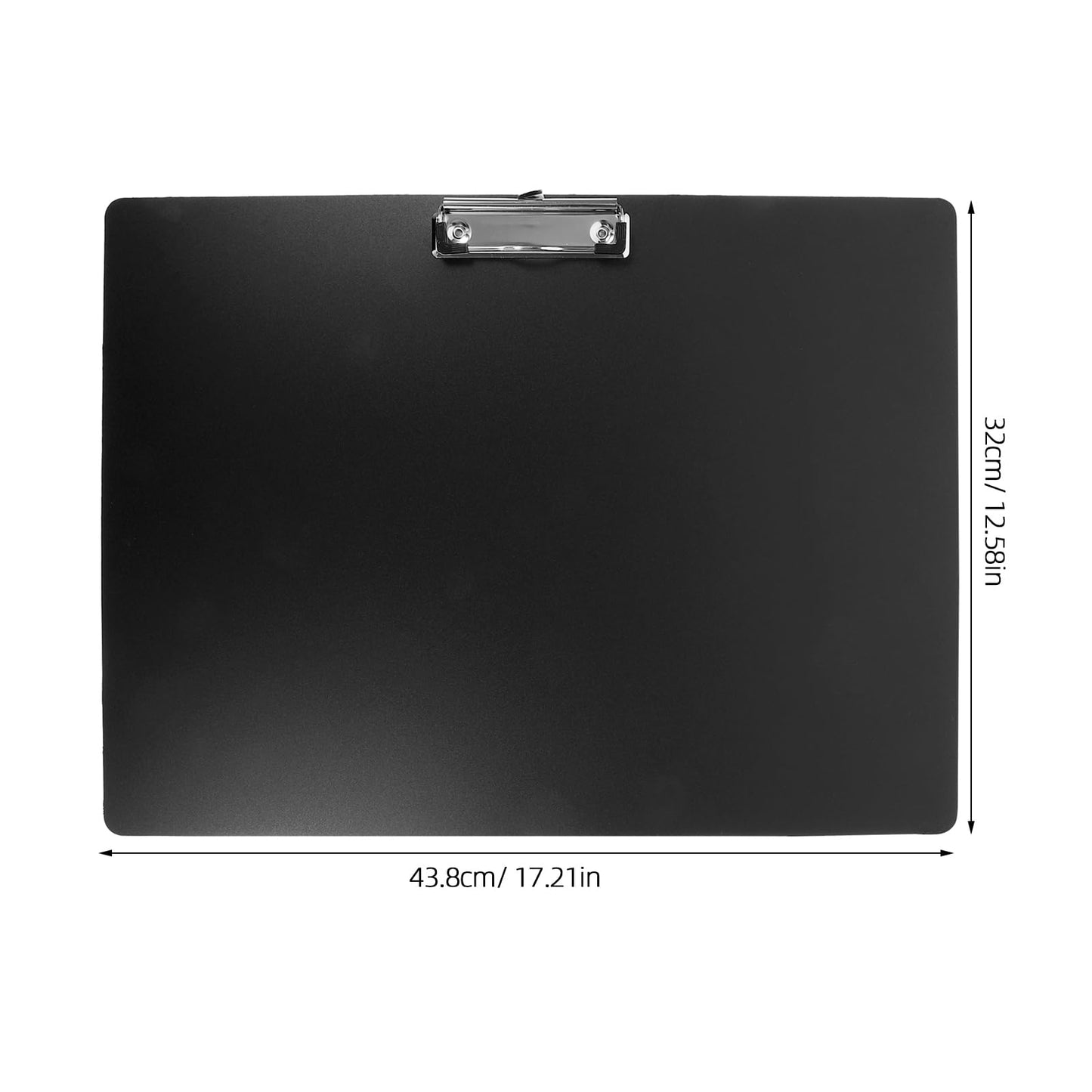 STOBOK A3 Horizontal Clipboard 17.24X12.59In Plastic Clip Board for Drawing Writing and Office Use Landscape Clip Pad for Artists Students and Professionals