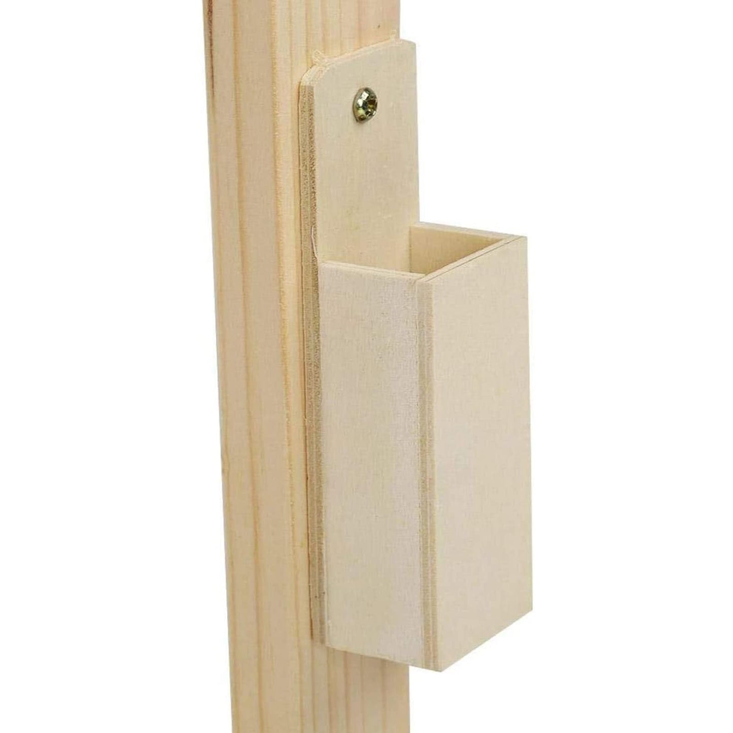 Adjustable Embroidery Stand, 360° Rotating Wooden Cross Stitch Floor Stand, PVC Tube Scroll Frame Holder