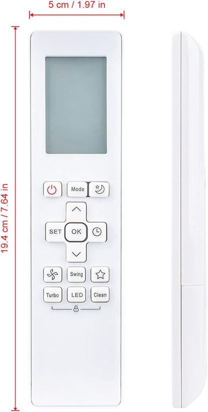 AIDITIYMI RG10B(G)/BGEF Universal AC Remote Control Compatible with Midea Samsung Air Conditioners