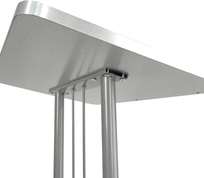 BTZHY Lectern Podium Stand, Acrylic Iron Podium School Church Stage Host Table Hotel Reception Desk Company Conference Table Commercial