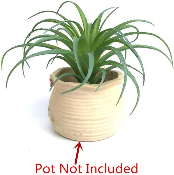 2 PCS Artificial Succulents Plants Unpotted Fake Tillandsia Air Plants for DIY Garden Decor Home Decoration Greenery Set