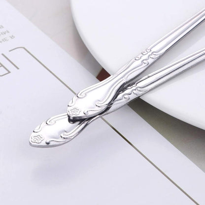 Iced Tea Spoon Set for 12, 7.9-Inch Stainless Steel Coffee Spoon Set, Ice Cream Dessert Spoon
