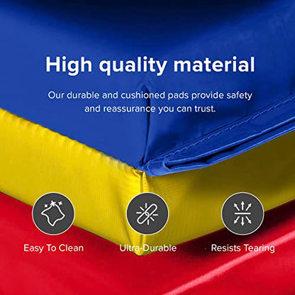 We Sell Mats - 4 ft x 8 ft x 2 in Personal Fitness & Exercise Mat for Home Workout - Lightweight and Folds for Carrying – All Purpose Home Gym Mat – Thick Mat for Yoga, Pilates, Stretches, and Floor Exercises