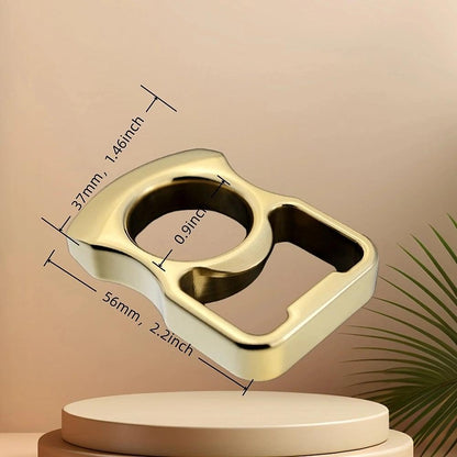 DKUWBJAS Beer Bottle Opener: Handcrafted in Brass Copper, Parties Accessory for Opening Beer Tops (Gold)