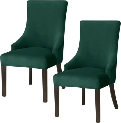 Wingback Side Chair Cover Slipcover Velvet Stretch Arm Chair Protector Accent Chair Cover Slipcover Washable