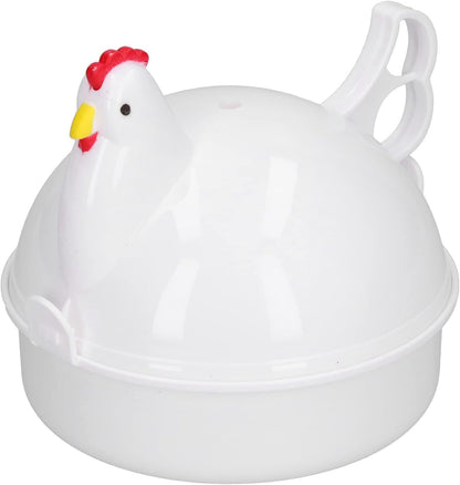 Heat Resistant Microwave Eggs Boiler - Egg Cooker for 4 Eggs, Easy Rapid Eggs Cooker for Home Kitchen Breakfast