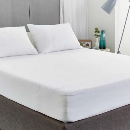 16 Inch Rajlinen Premium King Mattress Protector, Waterproof Cooling Fitted Sheet, Fits Up to Deep Pocket, Soft