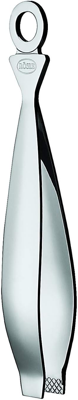 Rosle Stainless Steel Fishbone Tongs, 5.9-inch, Silver