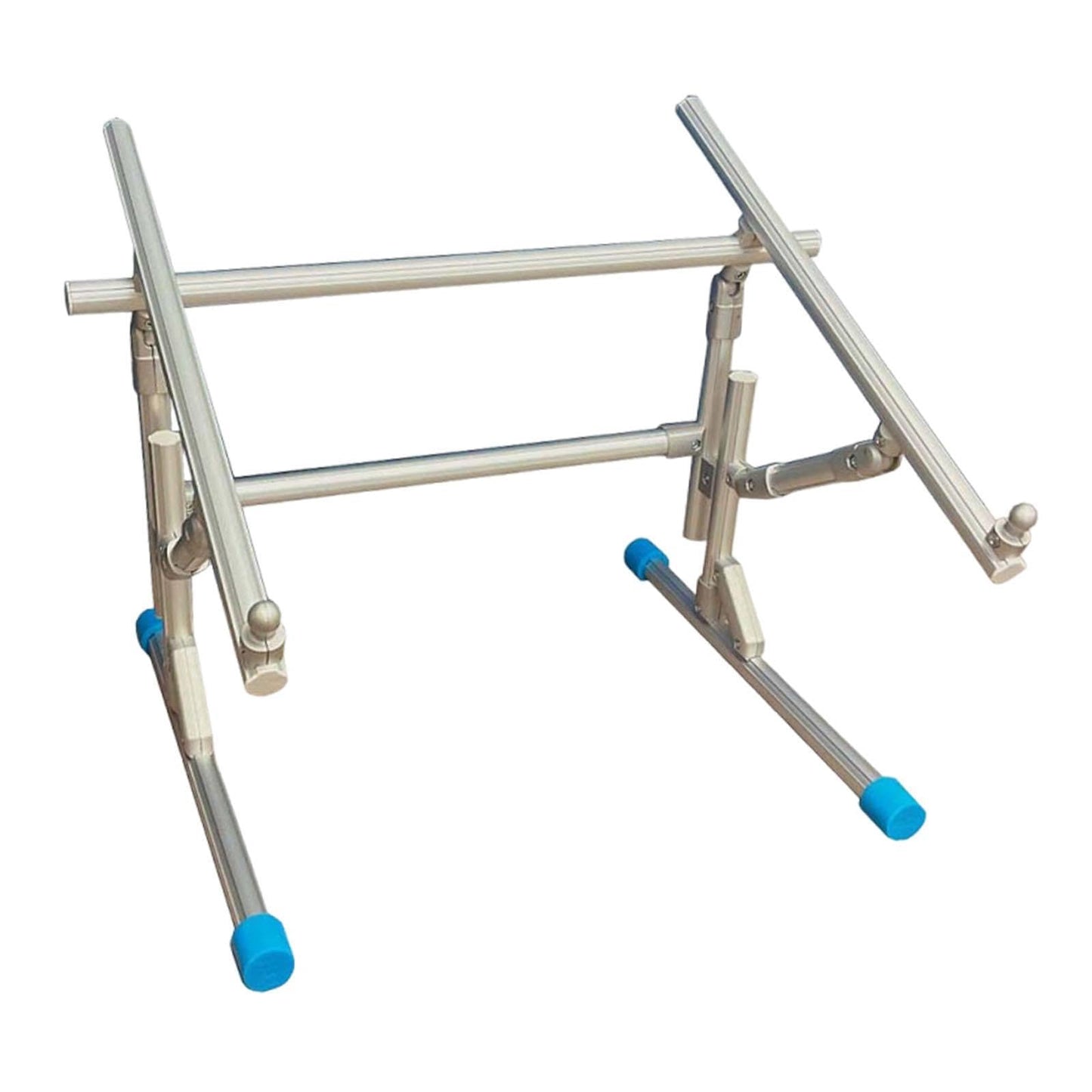 KiBcsLic Embroidery Stitch Stand, Aluminum Alloy, Sturdy, Practical Adjustable, Floor Standing, Embroidery Frame Stand , 2 Bar