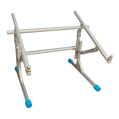 KiBcsLic Embroidery Stitch Stand, Aluminum Alloy, Sturdy, Practical Adjustable, Floor Standing, Embroidery Frame Stand , 2 Bar