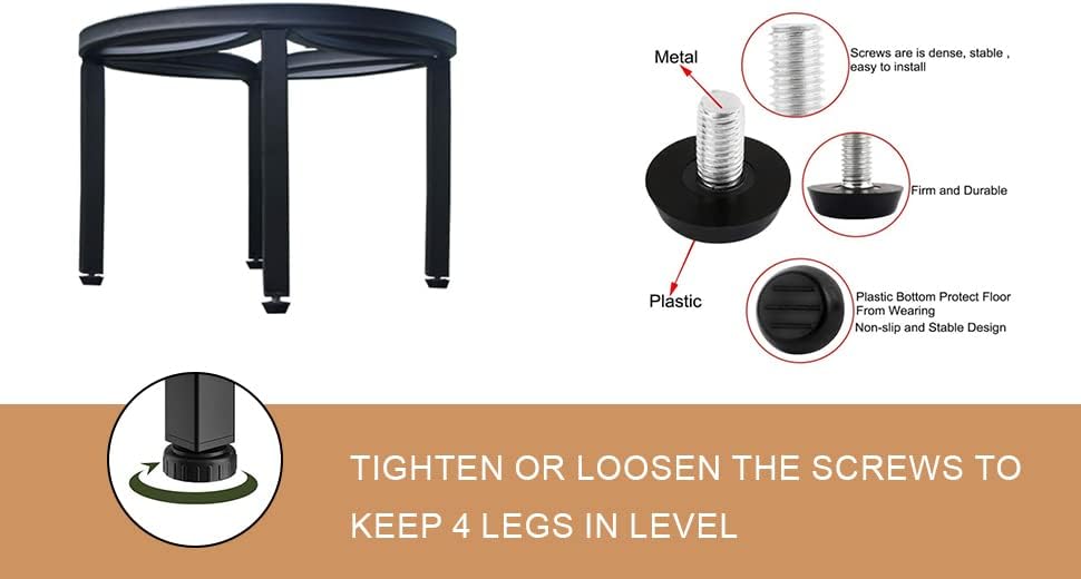 Zhongma Set 3 220 LBS of Fully Assembled Metal Plant Stand for Heavy Potted Plant for Home Indoor and Outdoor, Capacity