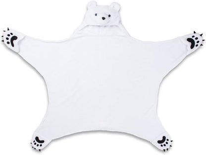 Kids Wearable Hooded Blanket by Fin Fun - Perfect for Boys & Girls