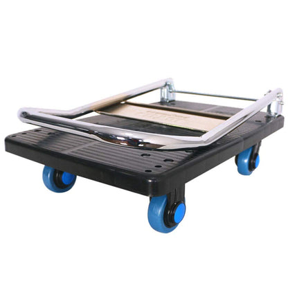 Handling Vehicle Flatbed Truck Folding Platform Truck Heavy Aluminum Duty Moving Platform Cart and Dolly Push Cart Collapsable Hand Cart for Warehouse