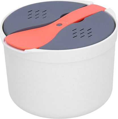 Household Microwave Oven Rice Cooker - 2-Layer High Temperature Resistant Steam Pot Rice Steamer