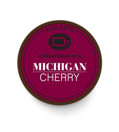 Michigan Cherry Coffee Pods by Coffee Beanery | 48ct Bulk Medium Roast Arbica Coffee