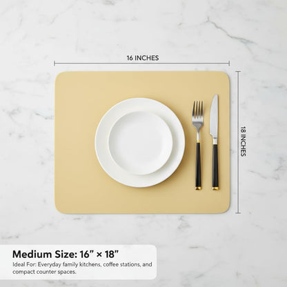 16" 18" Countertops Counter Dish Drying Mat Super Absorbent x Coffee Mat for Non-Slip Drying Mat for Kitchen Easy