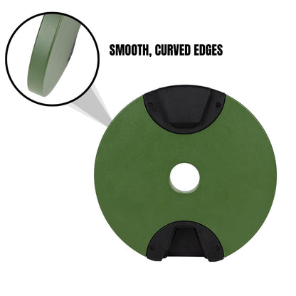 ROBURFLEX Adjustable Dumbbell (Single) 5-40/80lb, 5lb Increments, for Home Gym Fitness - Upto 20 weight settings (GREEN - 80LB)