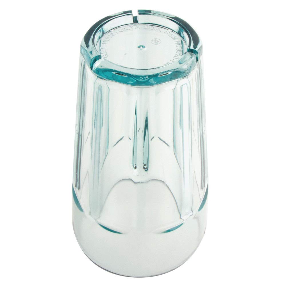 G.E.T. 9920-1-JA Heavy-Duty Shatterproof Plastic Tumbler, 20 Ounce, Jade (Set of 12)