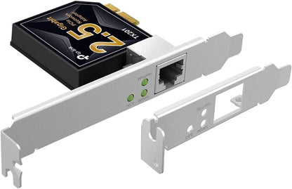 TP-Link 2.5GB PCIe Network Card (TX201) – PCIe to 2.5 Gigabit Ethernet Network Adapter, Supports Windows 11/10/8.1/8/7, Win Server 2022/2019/2016, Linux