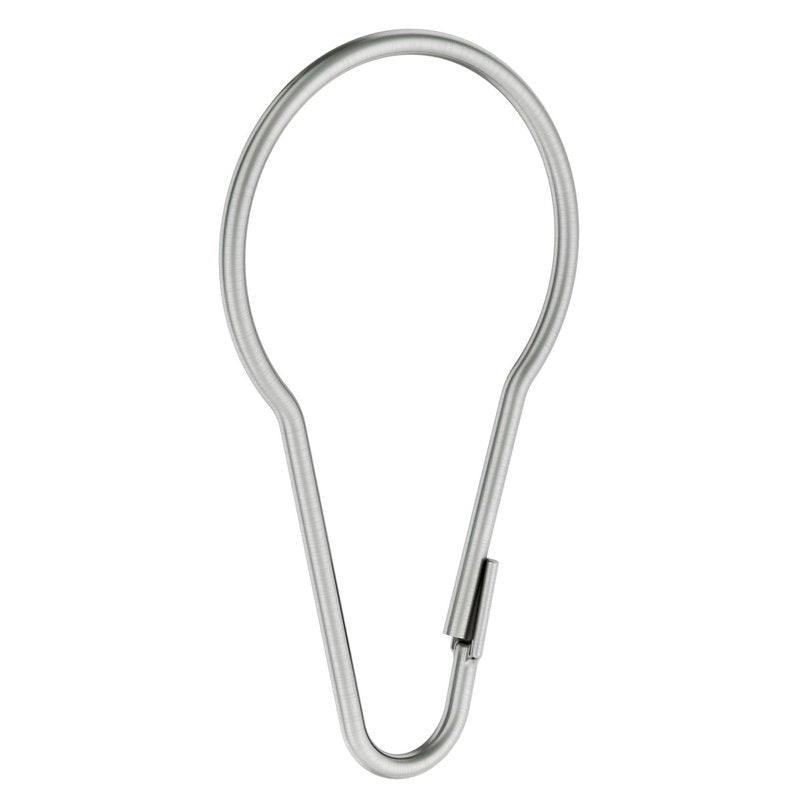 Moen MDN2170BN Magnetix 60-inch Curved Adjustable Single Shower Curtain Rod, Brushed Nickel