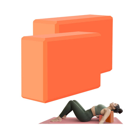 Yoga Block - Supportive Latex-Free Eva Foam - Soft Non-Slip Surface with Beveled Edges for Yoga, Pilates, Meditation - Yoga Accessories for Stability, Balance, Deepen Stretches